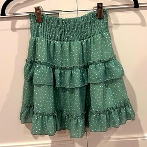 ALTARD STATE TIERED MINI SKIRT